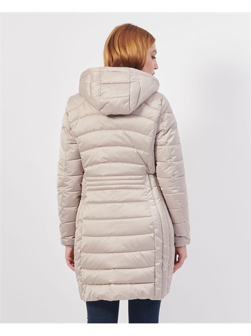 Giubbino lungo donna Yes Zee trapuntato con cappuccio YES ZEE | O017-M8000222